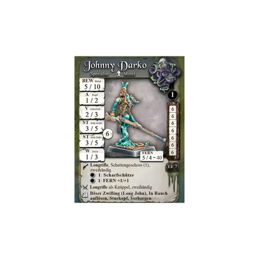 Johnny Darko | Schatten-Freebooter Miniatures-Radaddel