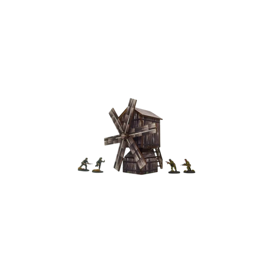 Pre-Painted WW2 Ostfront Village Windmill-Micro Art Studio-Radaddel