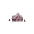 Pre-Painted WW2 Ostfront Village Workshop-Micro Art Studio-Radaddel