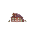 Pre-Painted WW2 Ostfront Village Forester's Dacha-Micro Art Studio-Radaddel