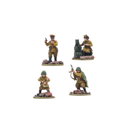 Soviet Infantry HQ-Warlord Games-Radaddel