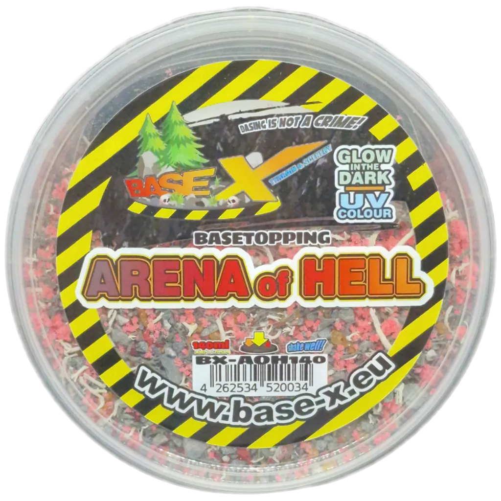 Basetopping: ARENA OF HELL (140ml) (UV-Effect)-Base X Terrain & Scenery-Radaddel