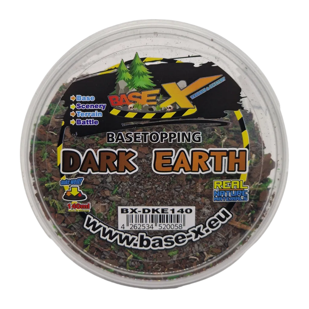 Basetopping: DARK EARTH (140ml) (battlefield series)-Base X Terrain & Scenery-Radaddel