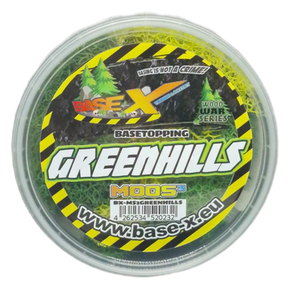 Basetopping: MOOS³ SET GREENHILLS-Base X Terrain & Scenery-Radaddel