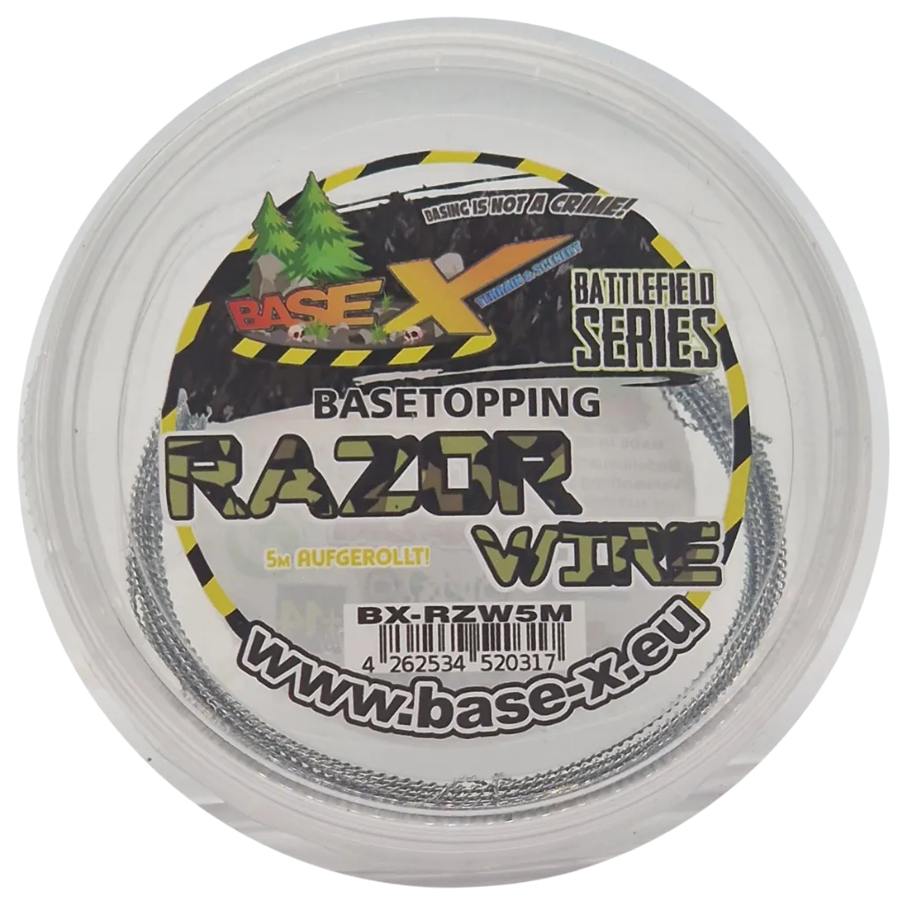 Basetopping: RAZOR WIRE (5m) (battlefield series)-Base X Terrain & Scenery-Radaddel