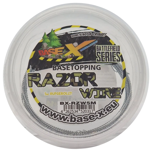 Basetopping: RAZOR WIRE (5m) (battlefield series)-Base X Terrain & Scenery-Radaddel