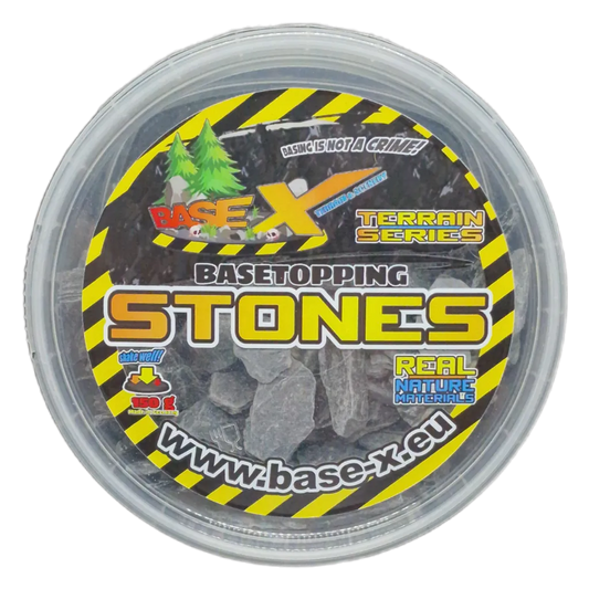 Basetopping: STONES GREY ROCKS (150g)-Base X Terrain & Scenery-Radaddel