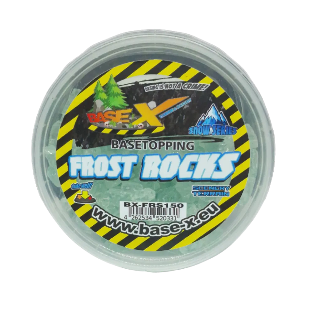 Basetopping: FROST ROCKS (150g) (snow series)-Base X Terrain & Scenery-Radaddel
