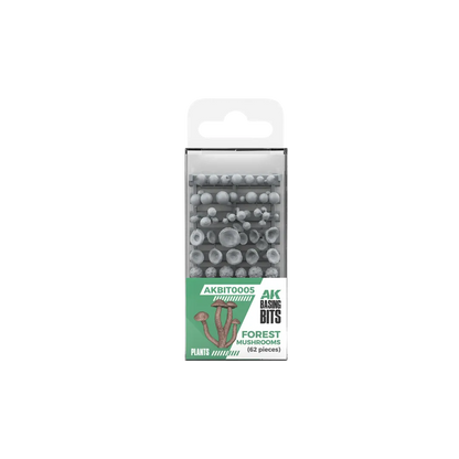 Forest Mushrooms - Basing Bits (63 Teile)-AK-Interactive-Radaddel
