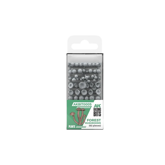 Forest Mushrooms - Basing Bits (63 Teile)-AK-Interactive-Radaddel