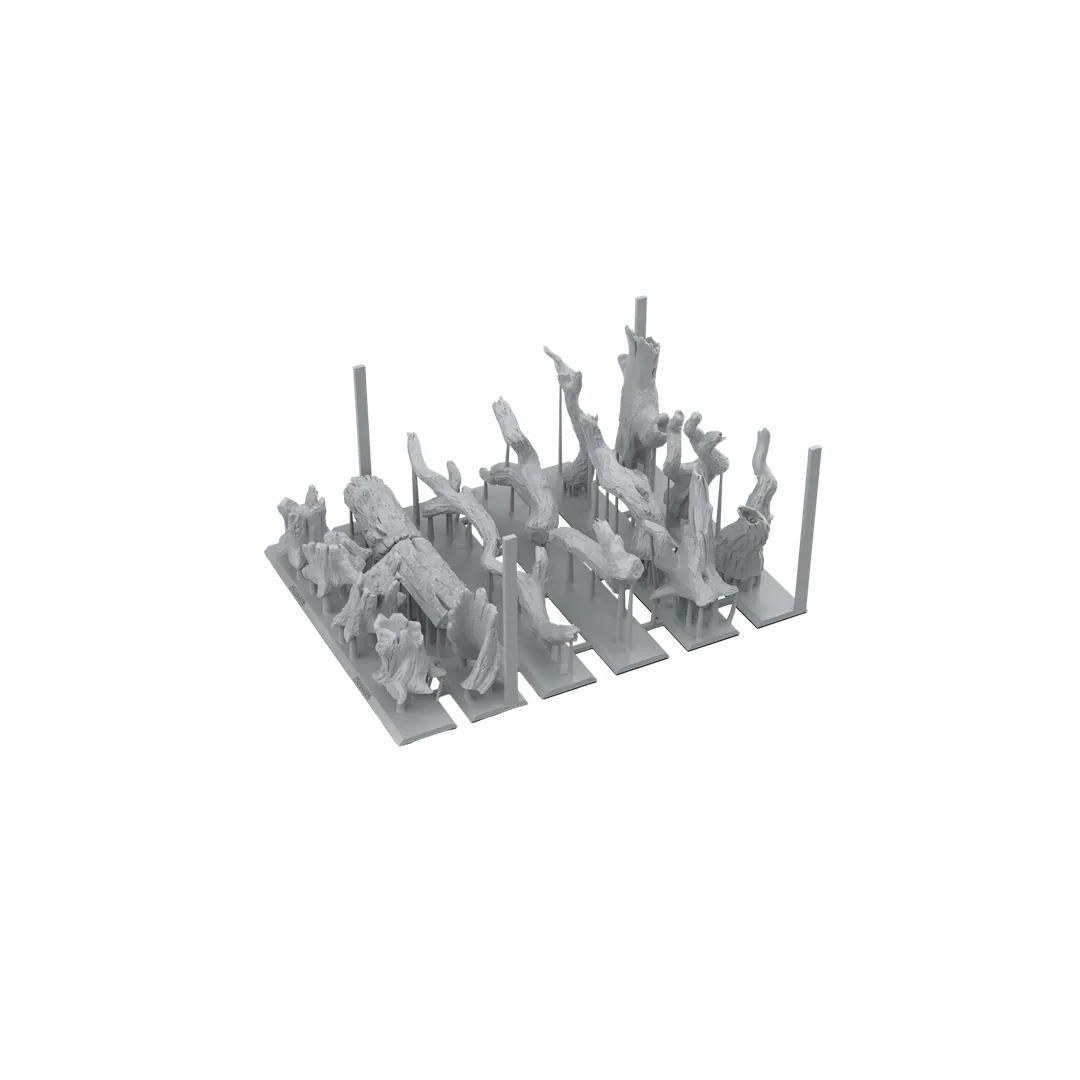 Dead Tree Basing - Basing Bits (17 Teile)-AK-Interactive-Radaddel
