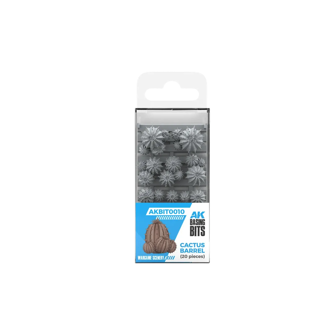 Cactus Barrel - Basing Bits (20 Teile)-AK-Interactive-Radaddel
