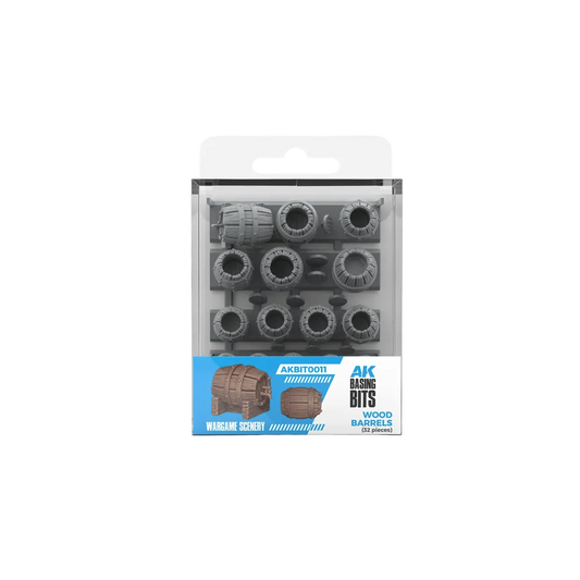 Wood Barrels - Basing Bits (32 Teile)-AK-Interactive-Radaddel
