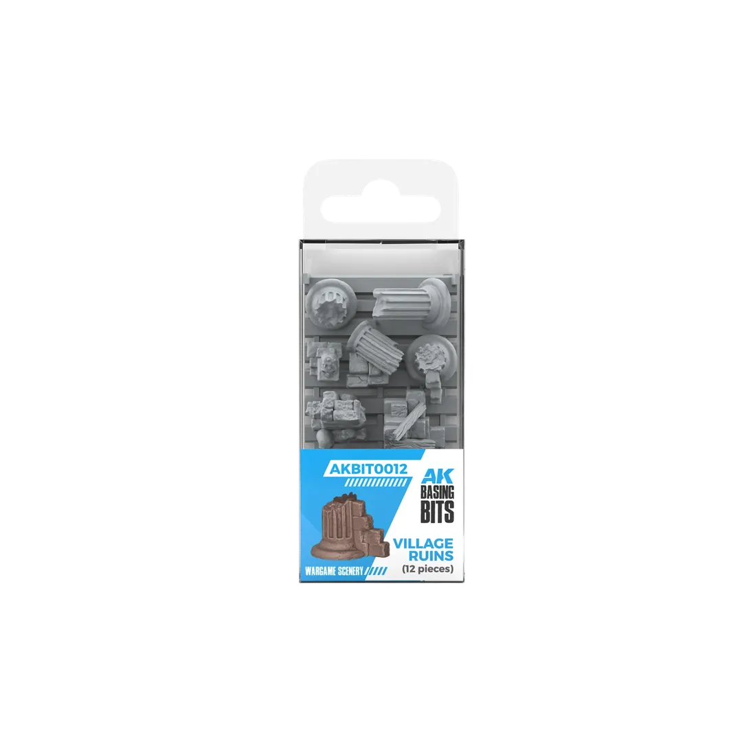Village Ruins - Basing Bits (12 Teile)-AK-Interactive-Radaddel