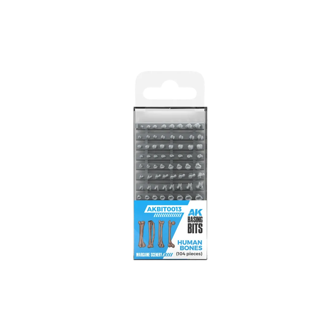 Human Bones - Basing Bits (120 Teile)-AK-Interactive-Radaddel