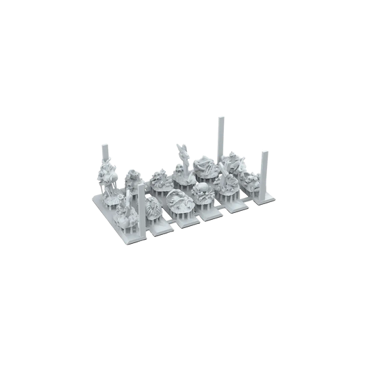 Bones Remains - Basing Bits (12 Teile)-AK-Interactive-Radaddel