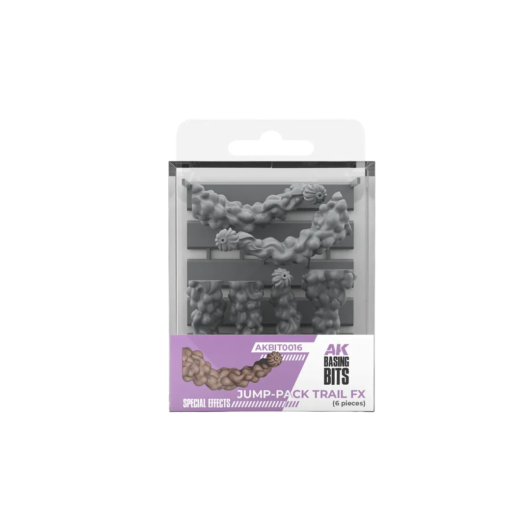 Jump-Pack Trail Fx - Basing Bits (6 Teile)-AK-Interactive-Radaddel