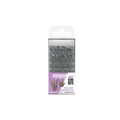 Bullet Impact Fx - Basing Bits (43 Teile)-AK-Interactive-Radaddel