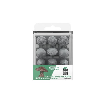 Gigant Mushrooms - Basing Bits (12 Teile)-AK-Interactive-Radaddel