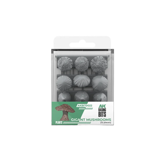 Gigant Mushrooms - Basing Bits (12 Teile)-AK-Interactive-Radaddel