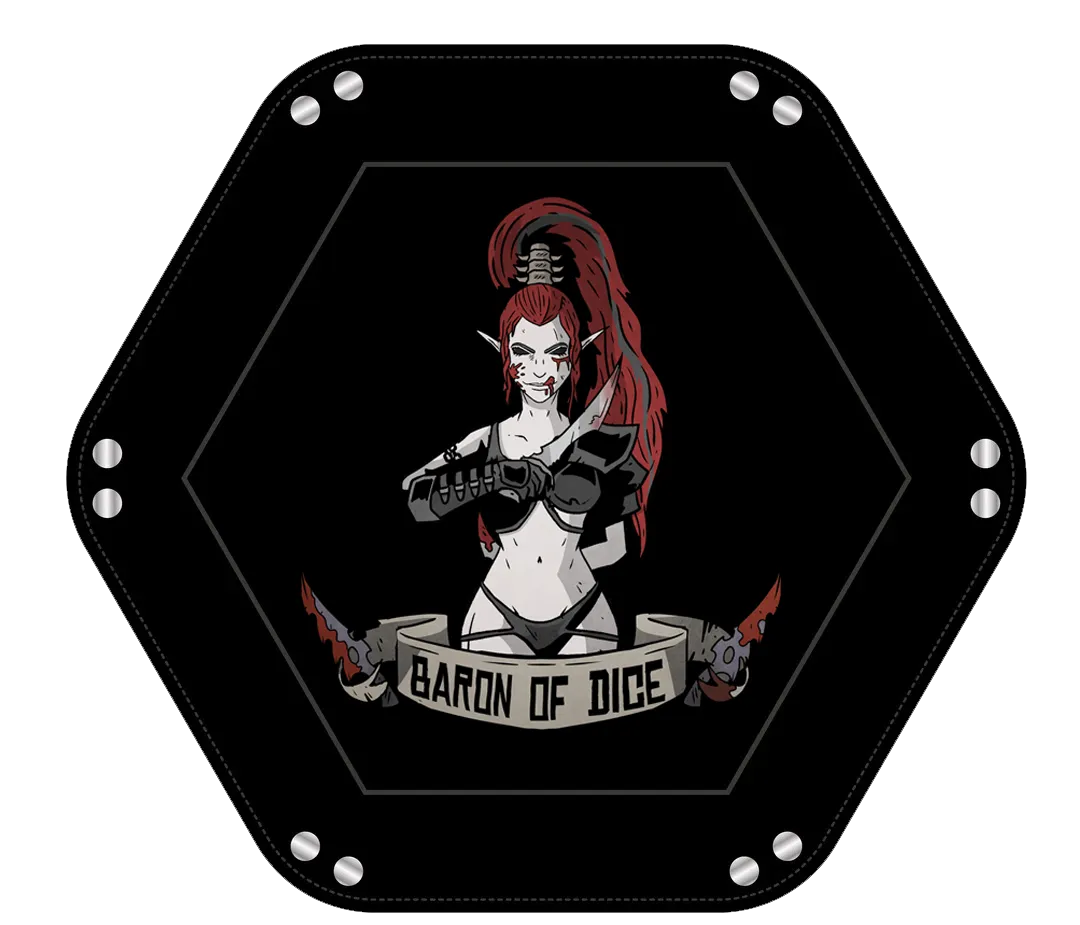 Dice Tray - Dreaded Ones - Pin-up-Baron of Dice-Radaddel