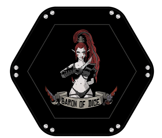 Dice Tray - Dreaded Ones - Pin-up-Baron of Dice-Radaddel