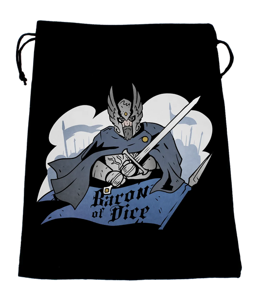 Premium Black Dice Bag - Sole Ring - Men-Baron of Dice-Radaddel