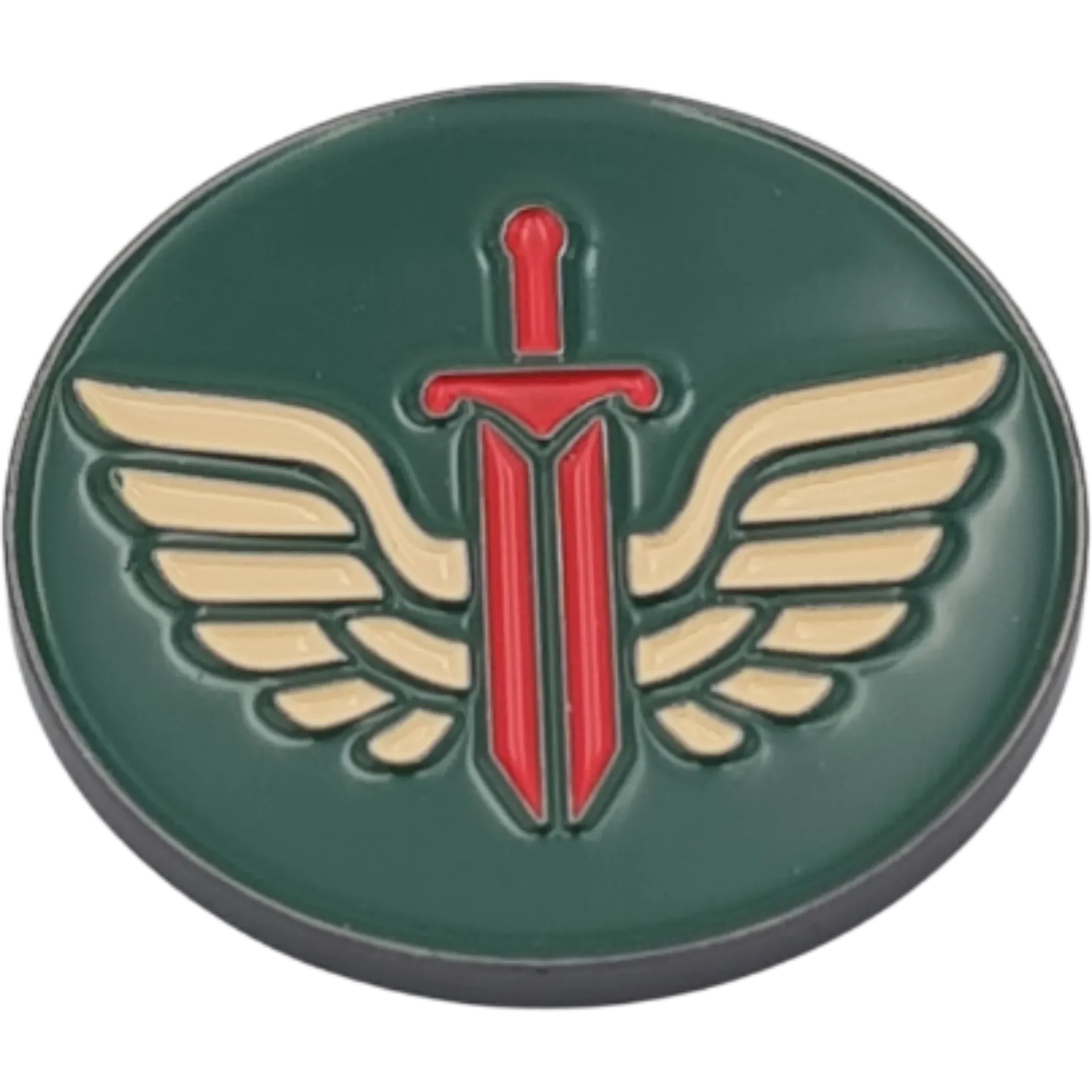 40mm Metal Coin - Sword and Wings-Baron of Dice-Radaddel