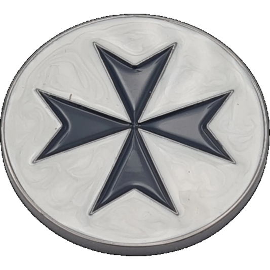 40mm Metal Coin - Knights Templar-Baron of Dice-Radaddel