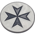 40mm Metal Coin - Knights Templar
