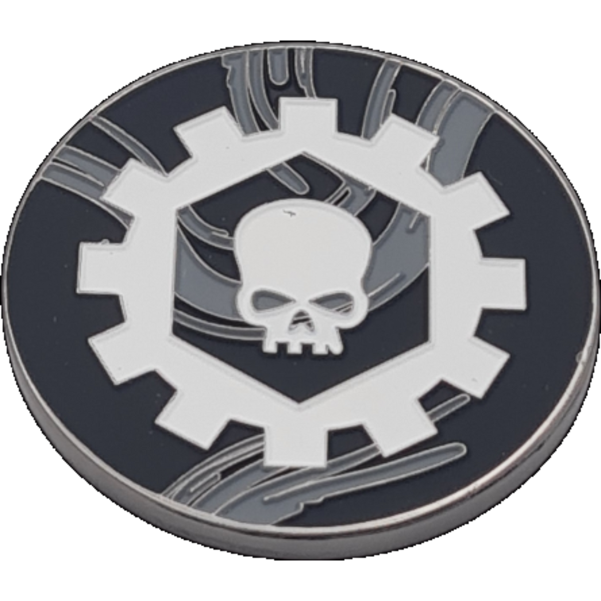40mm Metal Coin - Iron Cog
