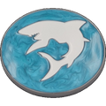 40mm Metal Coin - Shark-Baron of Dice-Radaddel