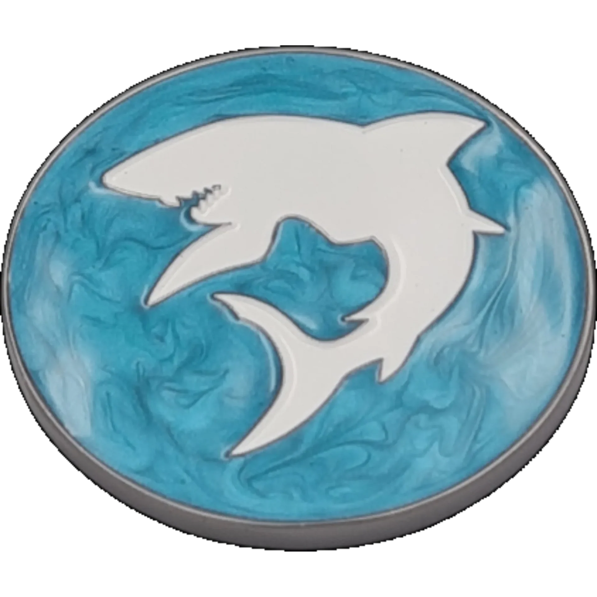 40mm Metal Coin - Shark-Baron of Dice-Radaddel