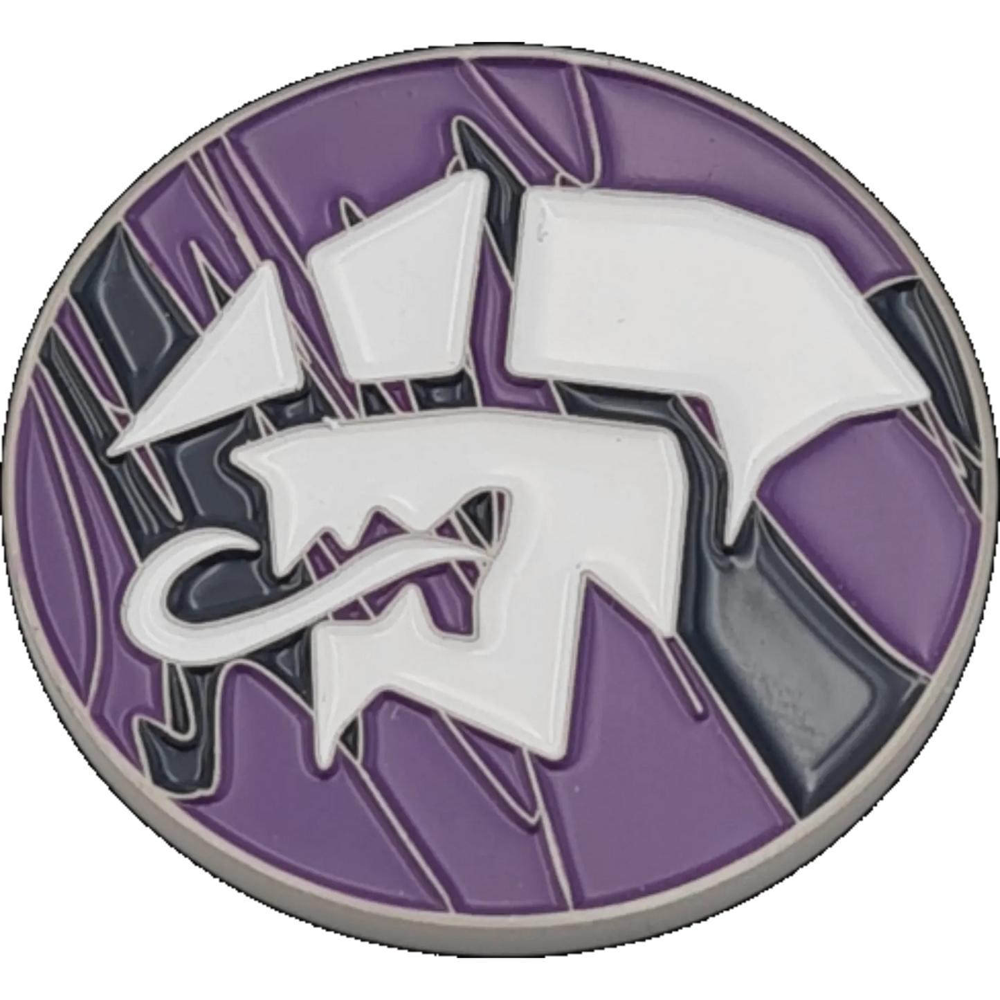 40mm Metal Coin - Alien - Purple-Baron of Dice-Radaddel