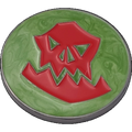 40mm Metal Coin - Ork - Red-Baron of Dice-Radaddel