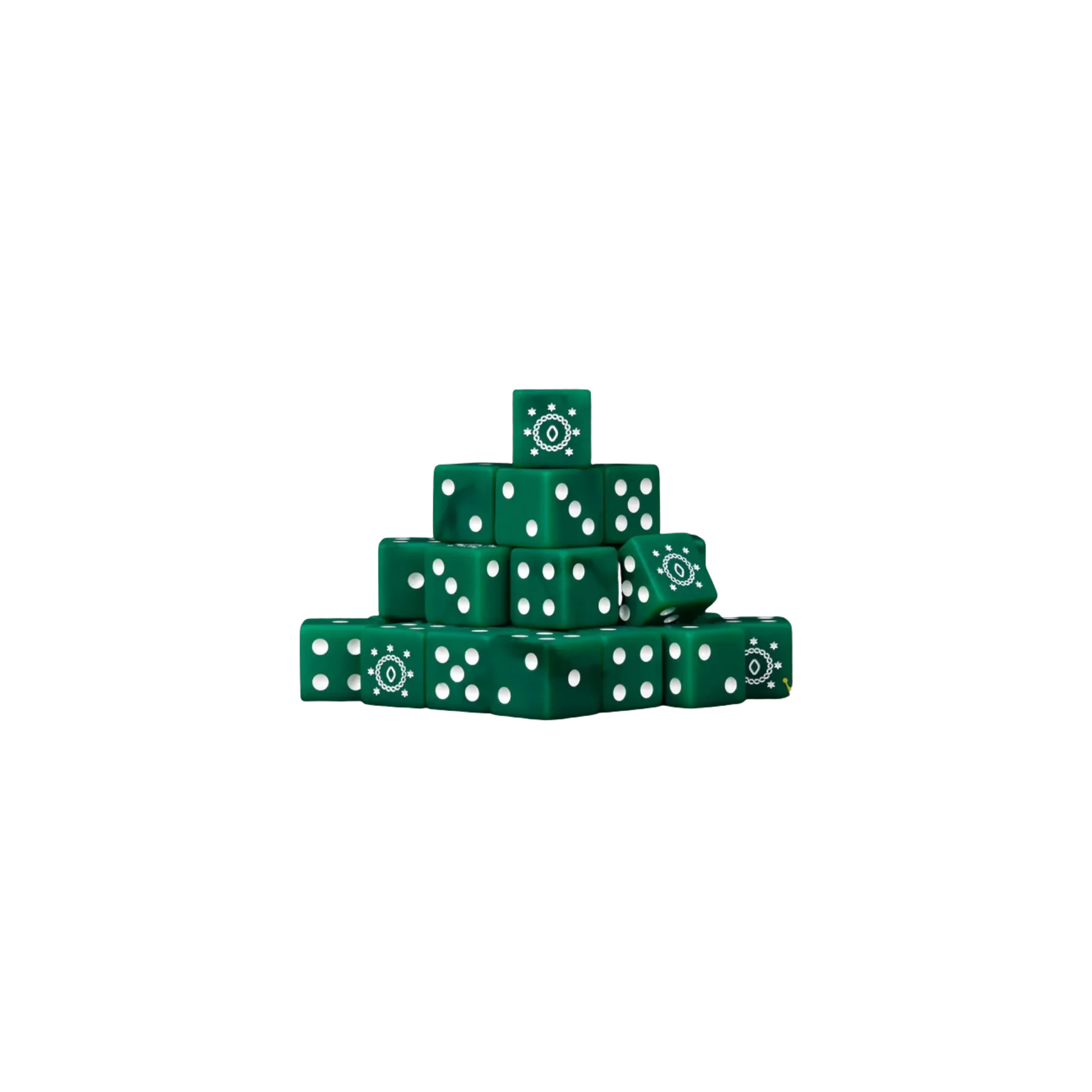 Green Kingdom Dice 16mm Square (25 Stück)-Baron of Dice-Radaddel