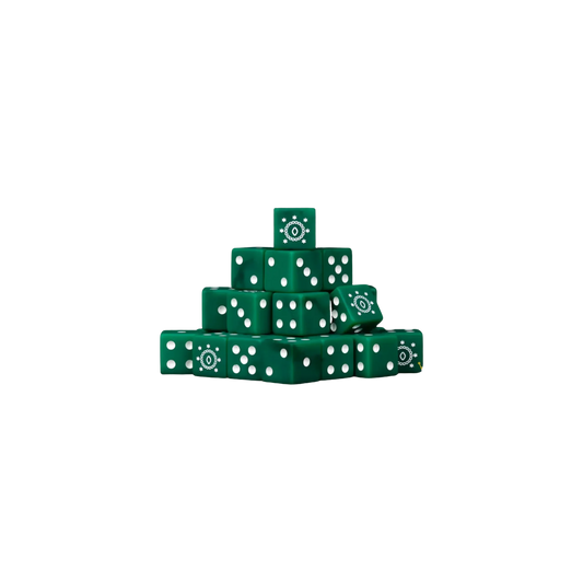 Green Kingdom Dice 16mm Square (25 Stück)-Baron of Dice-Radaddel