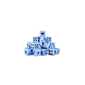 Frost Wolf Dice 16mm Square (25 Stück)-Baron of Dice-Radaddel