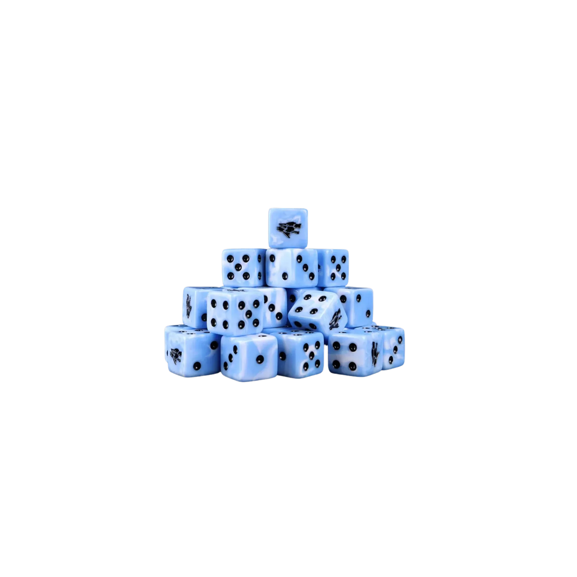 Frost Wolf Dice 16mm Square (25 Stück)-Baron of Dice-Radaddel