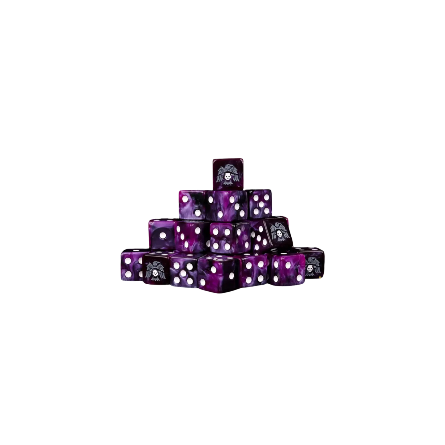 Raven & Skull Dice 16mm Square (25 Stück)-Baron of Dice-Radaddel