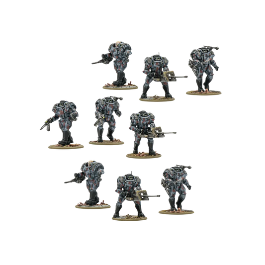 Konflikt '47 Stahltruppen Heavy Infantry-Warlord Games-Radaddel