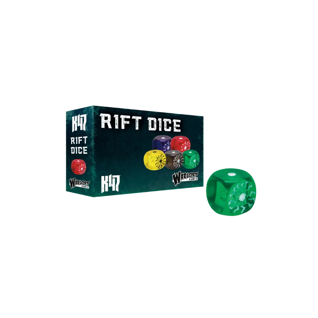Konflikt '47 Rift Dice - Green-Warlord Games-Radaddel