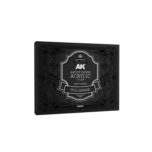 Deluxe Edition Box Full Range Artist Dense Acrylic Color-AK-Interactive-Radaddel