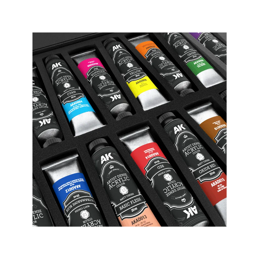 Deluxe Edition Box Full Range Artist Dense Acrylic Color-AK-Interactive-Radaddel
