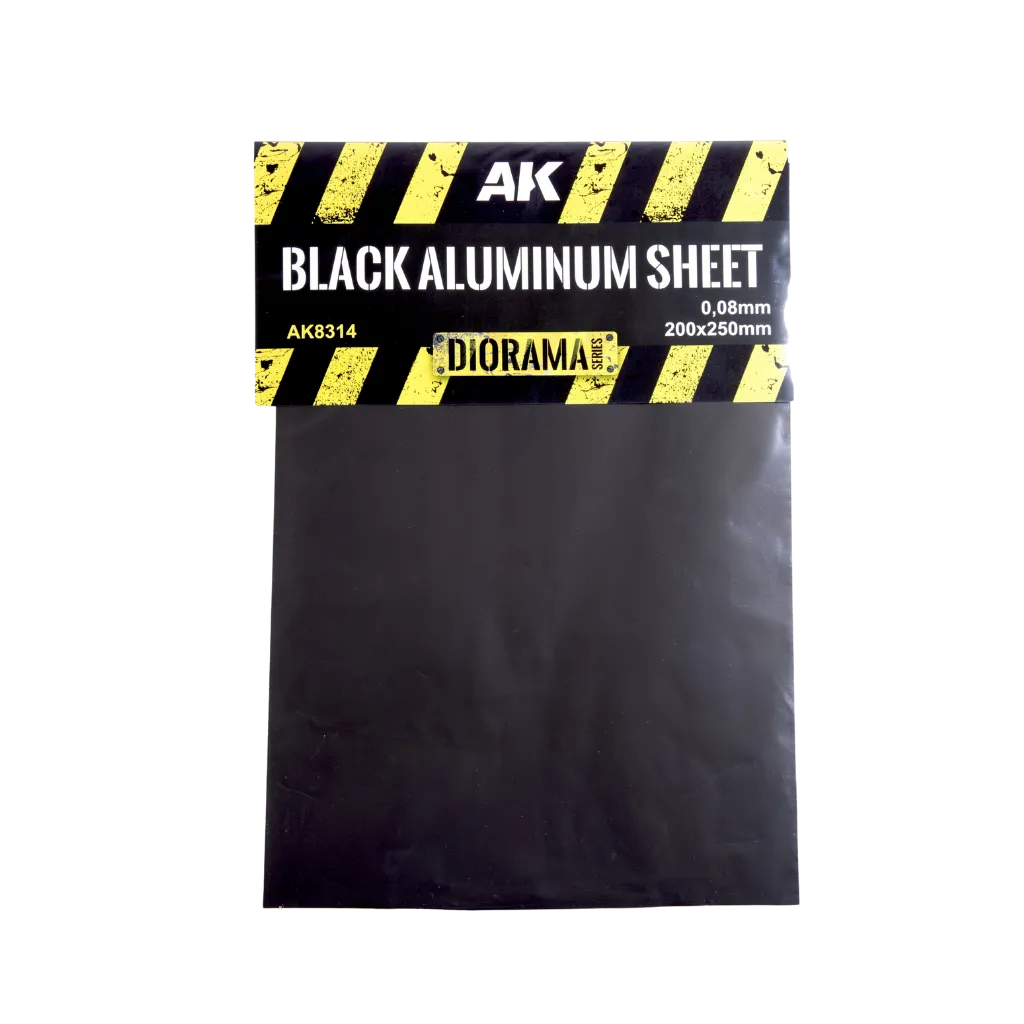 Black Aluminium Sheet 200x250mm-AK-Interactive-Radaddel