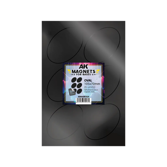 AK Vorgeschnittene Magnete - Oval 105 x 70mm-AK-Interactive-Radaddel
