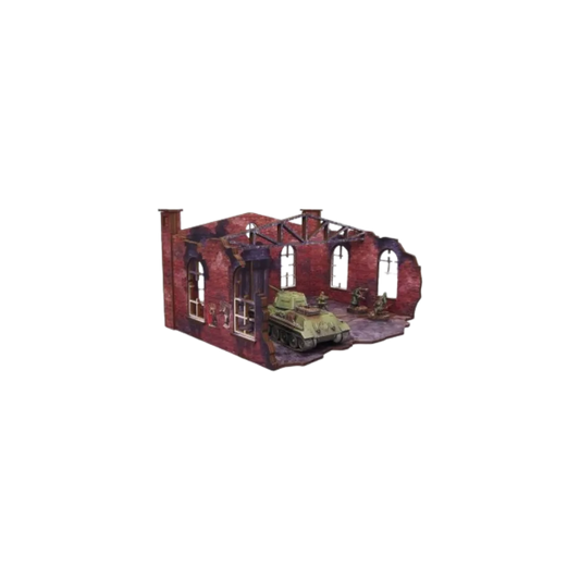 Pre-painted WW2 Ostfront Stalingrad Factory Front (1)-Micro Art Studio-Radaddel