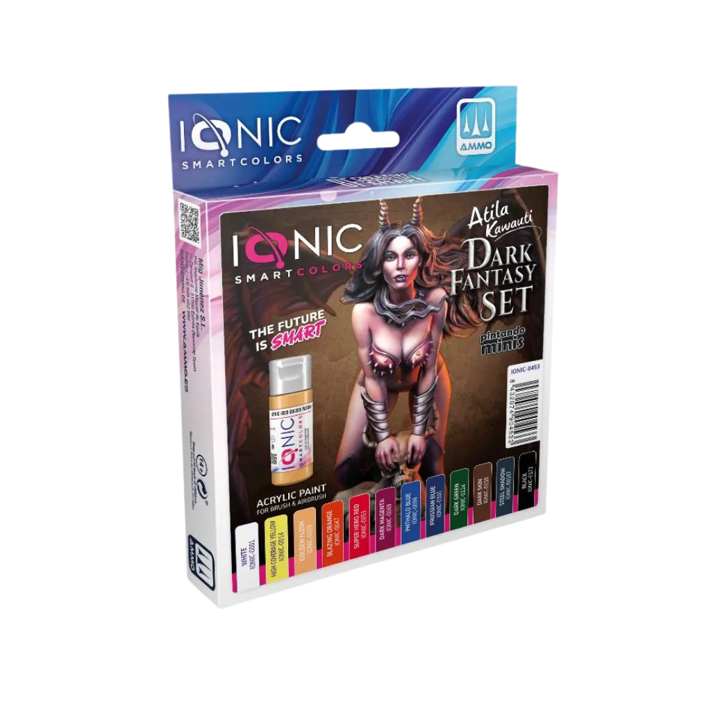 IONIC Dark Fantasy Set - 12 Essential Colors-Mig Jimenez-Radaddel