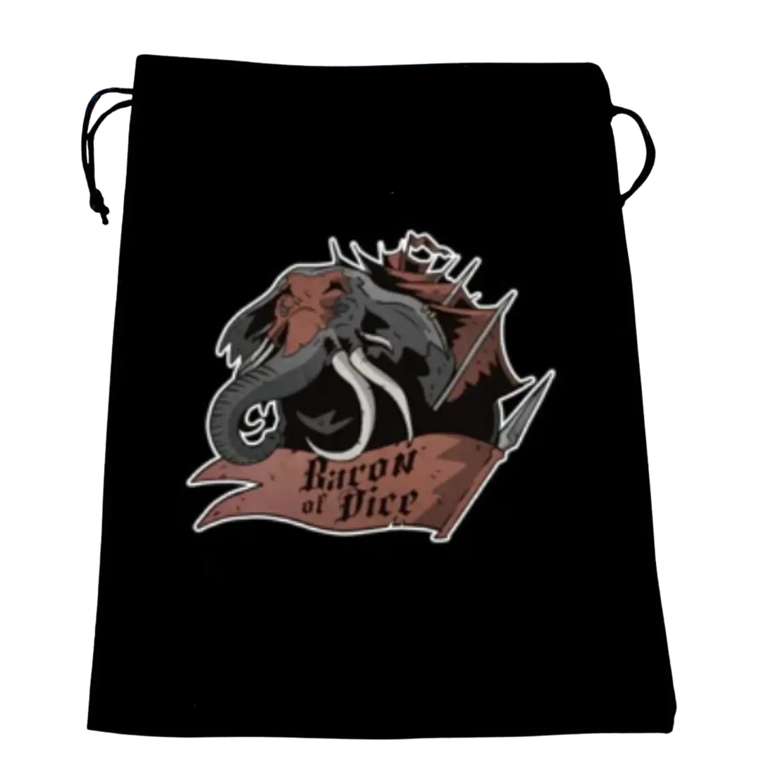 Premium Black Dice Bag - Men Of The East-Baron of Dice-Radaddel