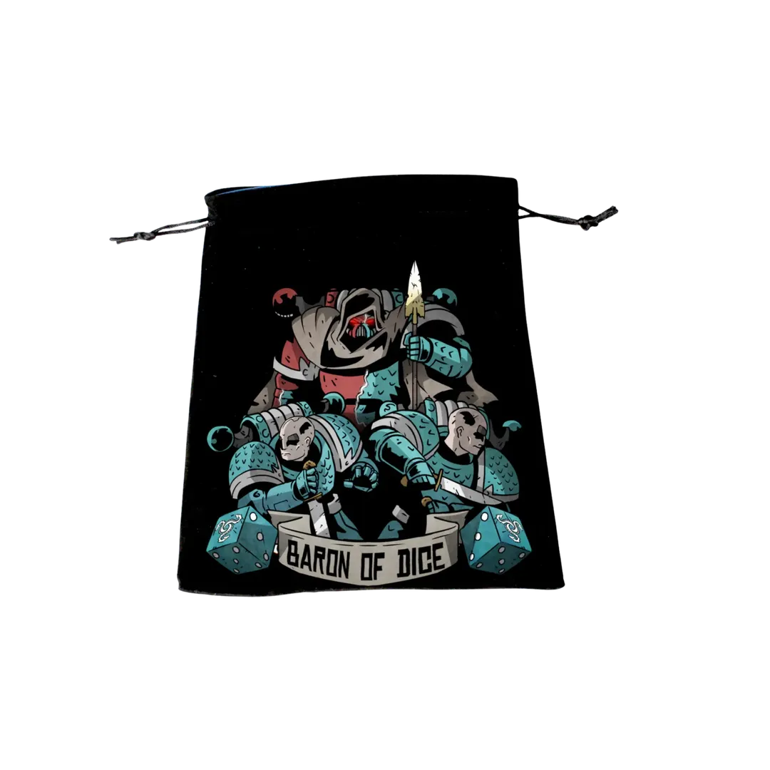 Premium Black Dice Bag - Hydra-Baron of Dice-Radaddel